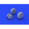 Image de Mig-29 Wheels For Trumpeter - 1:72e - Eduard Accessories