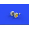 Image de P-40 Wheels W/pattern For Hasegawa - 1:32e - Eduard Accessories
