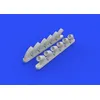 Image de P-40b Exhaust Stacks For Airfix - 1:48e - Eduard Accessories