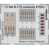 Image de B-17g Seatbelts Steel For Airfix - 1:72e - Eduard Accessories