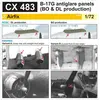 Image de Eduard B-17G antiglare panels(BO&DL production) for Airfix