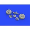 Image de P-51d Wheels For Airfix - 1:48e - Eduard Accessories