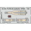 Image de P-47d-20 Seatbelts Steel For Trumpeter - 1:32e - Eduard Accessories