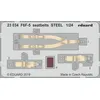 Image de F6f-5 Seatbelts Steel For Airfix - 1:24e - Eduard Accessories