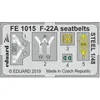 Image de Eduard F-22A seatbelts STEEL for Hasegawa