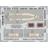 Image de P-51d Interior Late Ser. 20-35 Seatbelts Steel F.tamiya - 1:32e - Eduard Accessories