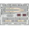 Image de Eduard P-51D interior late ser. 20-35 seatbelts STEEL f.Tamiya