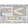 Image de I-16 Type 10 Seatbelts Steel For Icm - 1:32e - Eduard Accessories