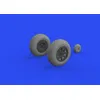 Image de P-40e Wheels For Trumpeter - 1:32e - Eduard Accessories
