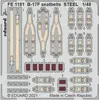Image de Eduard B-17F seatbelts STEEL 1/48 for HKM