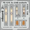 Image de Eduard Ar 234B seatbelts STEEL 1/48 HASEGAWA/HOBBY 2000