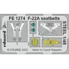 Image de Eduard F-22A seatbelts STEEL 1/48