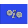 Image de Eduard Spitfire Mk.IX wheels 5spoke 1/24 AIRFIX