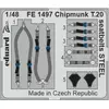 Image de Eduard Chipmunk T.20 seatbelts STEEL AIRFIX