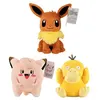 Image de Set de 3 pièces Peluche Pokémon Evoli Clefairy Psyduck 20-25 cm