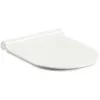 Image de Ravak, Abattant WC, chrome - toiletzitting uni slim, met softclose, wit