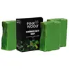 Image de Savon de Bain Biologique Pink Woolf | Bois de Cèdre, Arbre à Thé & Neem | Naturel & Fait Main | Antibactérien & Antifongique | Éclaircit le Teint   110g (Lot de 3)