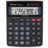 Image de Rebell, Calculatrice, Calculatrice de bureau Panther 12, noire (Fonctionnement sur piles, Panneau solaire)
