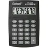 Image de Rebell, Calculatrice, Calculatrice de poche HC 208, noire (Fonctionnement sur piles)
