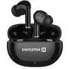 Image de Écouteurs Sans fil avec Micro Bouton Tactile Autonomie 15H Swissten Noir