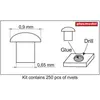 Image de Plus Model Rivets 0,9 mm