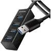 Image de Axagon HUE-M1AL (USB-A, 4 ports), Station d'accueil + hub USB, Noir