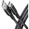Image de AXAGON BUCM-AM10AB USB-C à USB-A Kabel, 1m, USB 2.0, 3A, geflochten
