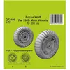Image de CMK Focke Wulf Fw 190D-9 Main Wheels / pour1/72 IBG kits