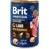 Image de 6x 400g Premium by Nature agneau avec sarrasin Brit nourriture humide pour chiens