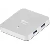 Image de i-tec U3HUBMETAL4 (USB-A, 4 ports), Station d’accueil + hub USB, Argent