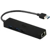 Image de i-tec Advance U3GL3SLIM Concentrateur d'interface USB 3.2 Gen 1 (3.1 Gen 1) Type-A Noir (USB-A, 4 ports), Station d’accueil + hub USB, Noir