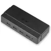 Image de i-tec U3HUB445 (USB-B, 4 ports), Station d’accueil + hub USB, Noir