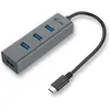 Image de i-tec C31HUBMETAL403 (USB-C, 4 ports), Station d’accueil + hub USB, Gris