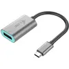 Image de i-tec USB-C vers (DP, 3 cm), Adaptateur données + vidéo, Gris