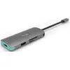 Image de i-tec Nano-dock en métal (USB-C, 6 ports), Station d’accueil + hub USB, Gris