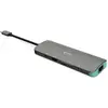 Image de i-tec USB-C Nano Dock (USB-C, 8 ports), Station d’accueil + hub USB, Gris