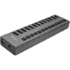 Image de i-tec U3CHARGEHUB13 (USB-B, 13 ports), Station d’accueil + hub USB, Gris