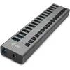 Image de i-tec Hub (USB-B, 16 ports), Station d’accueil + hub USB, Gris