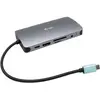 Image de i-tec Nano Dock (USB-C, 5 ports), Station d’accueil + hub USB, Argent
