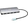 Image de i-tec Nano (USB-C, 5 ports), Station d’accueil + hub USB, Argent