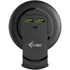 Image de i-tec Chargeur rapide de bureau intégré USB-C PD 3.0 3x USB 3.0 QC3.0 96 W (96 W, 1 portion), Chargeur USB, Noir