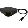 Image de i-tec Tb3traveldockpd (Thunderbolt, 4 ports), Station d’accueil + hub USB, Noir