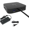 Image de i-tec C31HDMIDPDOCKPD100 (USB-C, 1 portion), Station d’accueil + hub USB, Noir