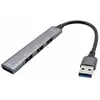 Image de i-tec U3hubmetalmini4 (USB-A, 4 ports), Station d’accueil + hub USB, Argent