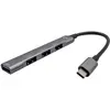 Image de i-tec Hub en métal (USB-C, 4 ports), Station d’accueil + hub USB, Argent
