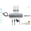 Image de i-tec NANO LAN DOCK + P/S 100W (USB-C, 5 ports), Station d'accueil + hub USB, Gris