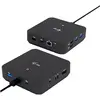 Image de i-tec USB-C 1XDP 2X HDMI DOCK (USB-C, 13 ports), Station d'accueil + hub USB, Noir