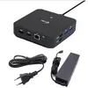 Image de i-tec USB-C 1XDP 2X HDMI DOCK (USB-C, 12 ports), Station d’accueil + hub USB, Noir