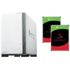Image de Serveur NAS Synology DS223J total 4To avec 2x disque dur ST 2To IRONWOLF