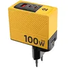 Image de Chargeur mural GaN jaune USB-C 100W + USB 60W Tactical Noir / Jaune